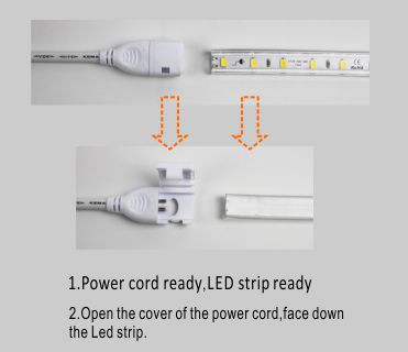 ไฟ LED,ไฟ LED เชือก,110V AC ไม่มีสายไฟ SMD 5730 แถบนำแสง 5,
install_1,
จำกัด KARNAR อินเตอร์กรุ๊ป