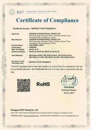 Certificado
KARNAR INTERNATIONAL GROUP LTD