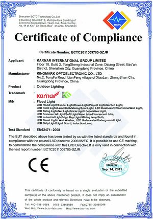 उत्पादन प्रमाणपत्र,प्रमाणपत्र,एलसीडी वॉल वॉशर लाइटसाठी एफसीसी प्रमाणपत्र प्रमाणपत्र 6,
IMAGE0007,
कर्नार इंटरनॅशनल ग्रुप लि